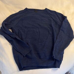 I crew deep blue sweater slim fit size large